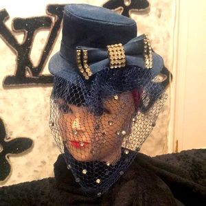 Blinged out Mini Top Hat